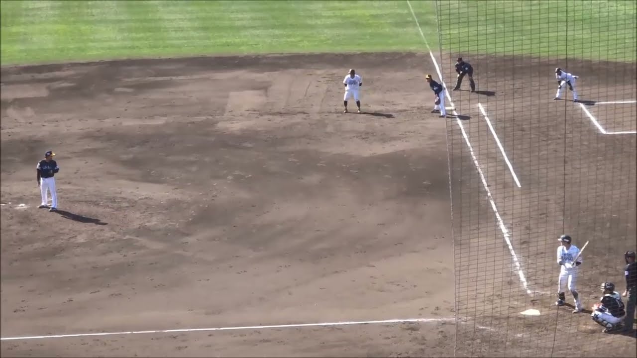 岩井俊介 vs 渡邉陸（ホークス2025春季キャンプ・紅白戦）