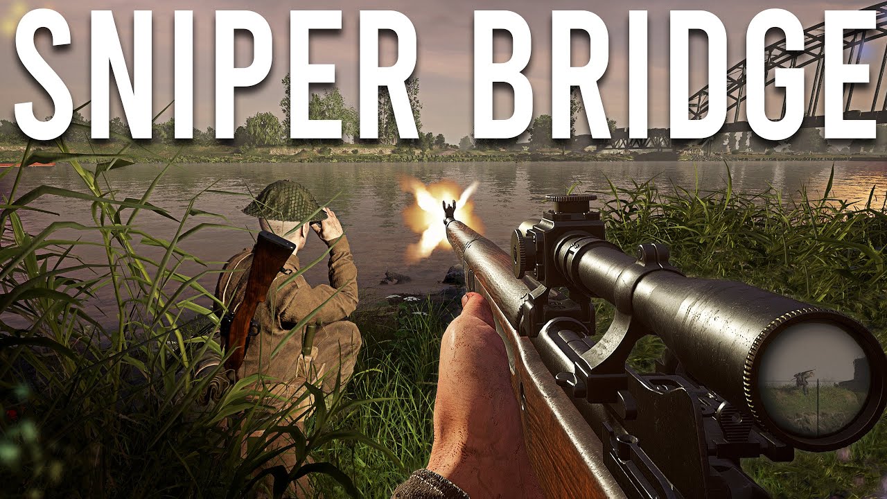 ⁣Realistic Sniping in World War 2...