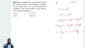 A Satellite a launched into a circular orbit of radius