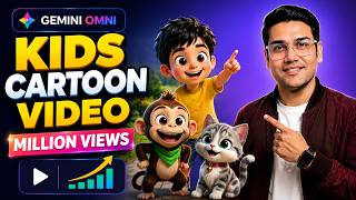Create Kids Cartoon Videos with Google Gemini OMNI (Full Tutorial) #ai #gemini #animation screenshot 4