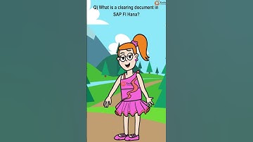 "I" Q&A What is a clearing document in SAP FI? 🏭 🚛