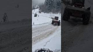 Tafman ❄️🌲 Schnell unterwegs im Schnee – Holztransport #tafman #forstwirtschaft #holztransport #taf