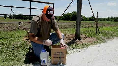 How to set fence posts and poles with Polecrete Stabilizer expanding foam