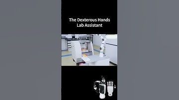 Look! Our dexterous hand can also be a handy assistant in the lab! #robot #machine #robotics
