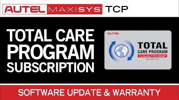 Autel Total Care Program Subscription - Autel Maxisys MS908P One Year Update Service