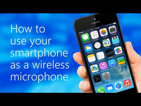 Video: How To Use Your Phone As A Microphone