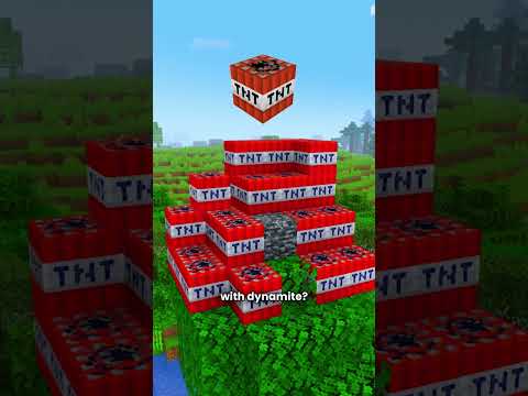 🤔How To Break Bedrock in Minecraft? #minecraft #shorts