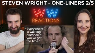 Celebrity THE ALIEN STRIKES AGAIN!┃Steven Wright - One Liners (Complete Works 2/5)┃REACTION Net Worth