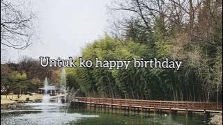 lirik lagu 'Happy Birthday'- Mkartikawati