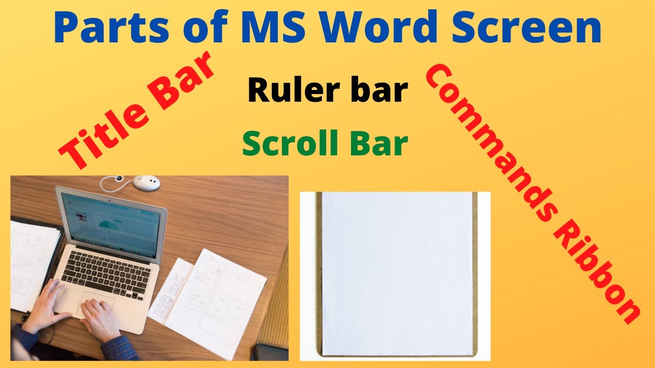 Part of MS Word 2013 screen MS Word Basics MS Word 2013 Screen