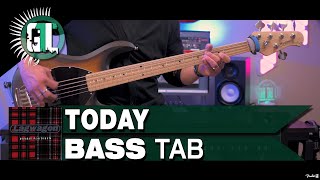 Lagwagon - Today | Bass Cover With Tabs in the Video