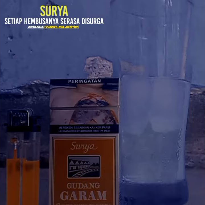 story wa rokok surya keren