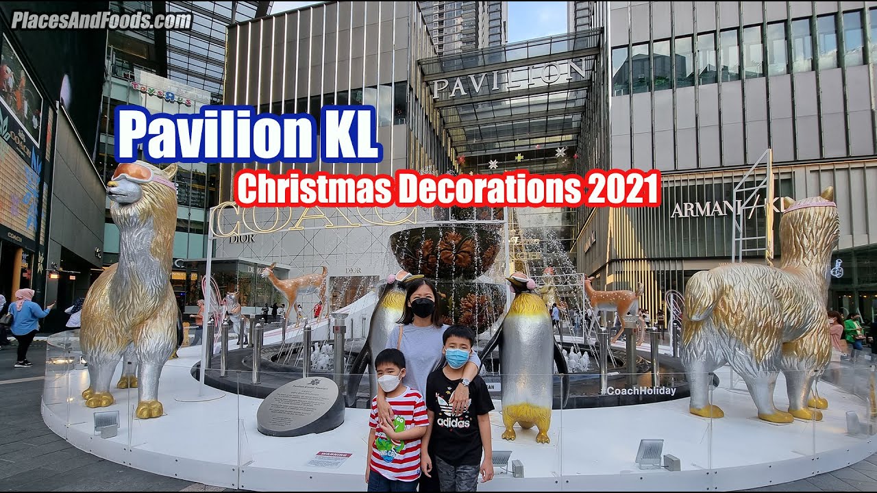 Pavilion KL Christmas Decorations 2021 4K video YouTube
