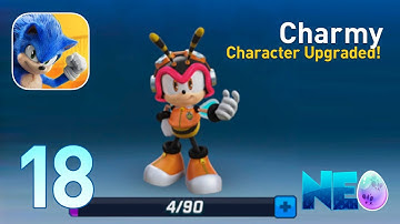 Sonic Forces: Gameplay Walkthrough Part 18 - Charmy Character Upgraded! (iOS, Android)