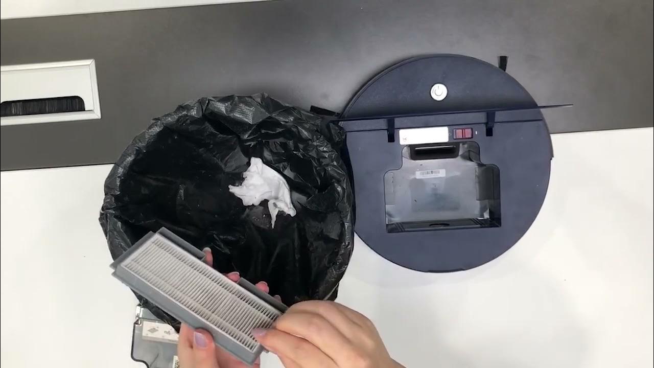 How to maintain the dustbin and Hepa filter? OKPLife Robot Vacuum YouTube