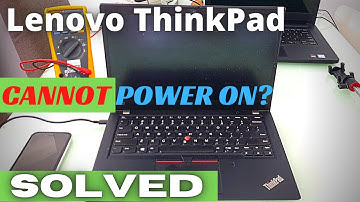 LENOVO THINKPAD X390 LAPTOP CANNOT TURN ON | SOLUTION