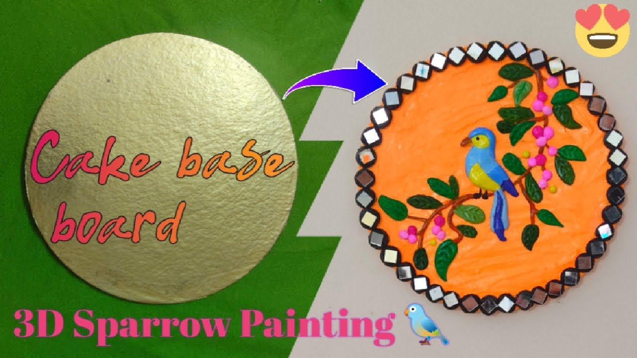 3D Painting | How to make Mouldit clay art 