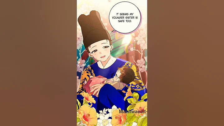 she almost fell but her brother save her #manhwa #shorts #cute