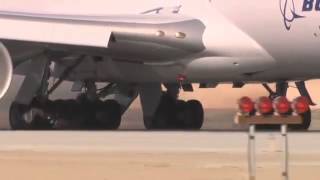 Boeing 747 8 performs ultimate rejected takeoff 16