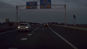 Tesla Autopilot fail: Arrow on lane causes strange path (2019.32.2.1)