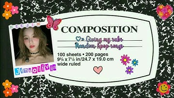 ♡» Giving my subs random Kpop songs !