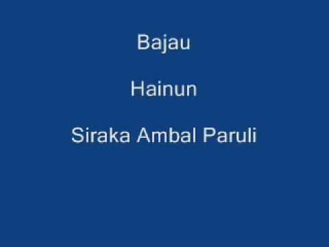 Bajau   Hainun   Siraka Ambal Paruli