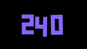 240 Seconds Physics Timer