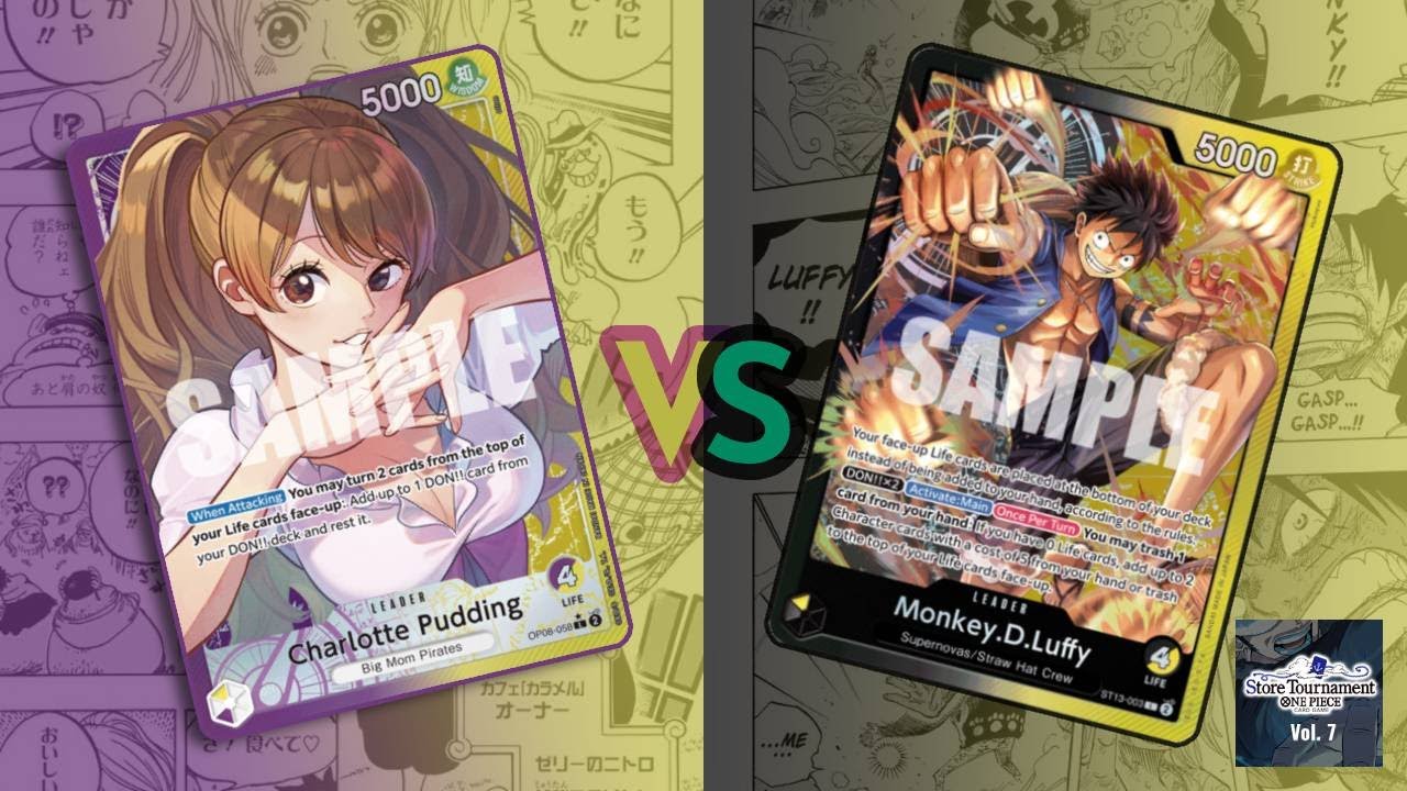 [OP08] Final de Store Tournament entre Pudding y Luffy BY