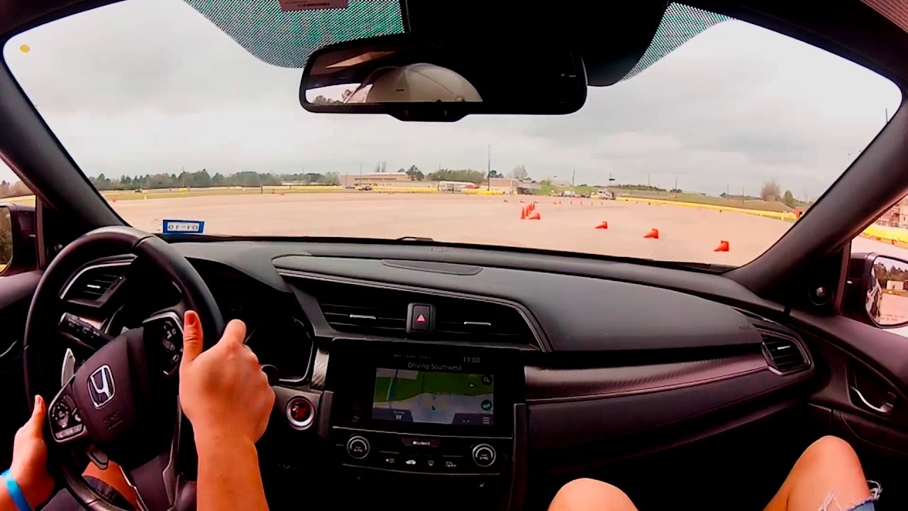 Another autox in an HS Class Civic Sport Touring Hatch