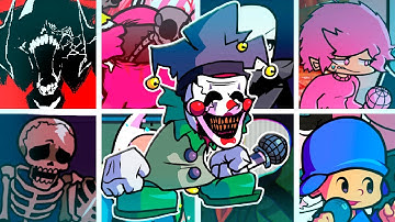 IMPROBABLE OUTSET DSIDE but Every Turn a Different Character Sings🎙 (FNF Improbable Outset BETADCIU)