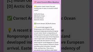 🎯 Latest Current Affairs Question