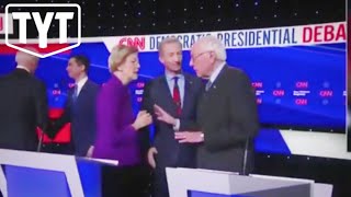 TENSE Moments Between Warren and Sanders at Democratic Debate in Iowa