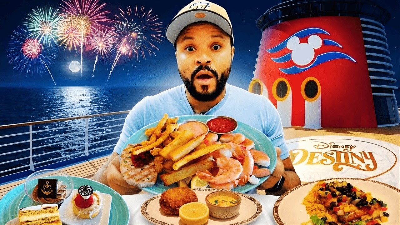 I Tried Every Food on Disney Destiny- Day 3 - YouTube