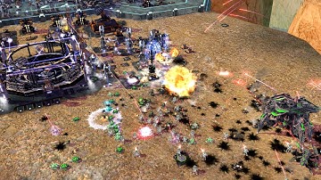 Cybran vs UEF - №15-4-25 - Revamp Expansion Mod (RVE) - AI vs AI - Supreme Commander 2