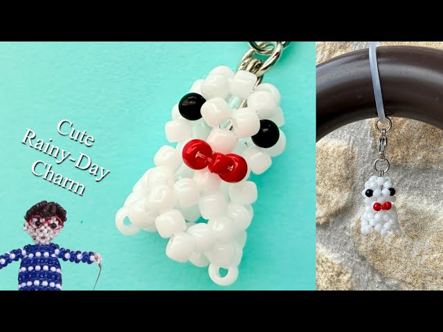 Perfect for Rainy Days! Cute Beaded Teru Teru Bozu Umbrella Marker