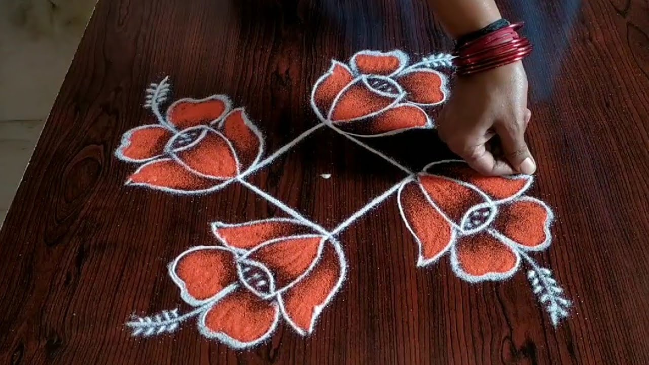 2 Beautiful Daily kolams