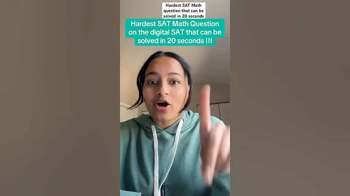 Hardest SAT Math Question solved in 20 seconds #satmath #satprep #exam