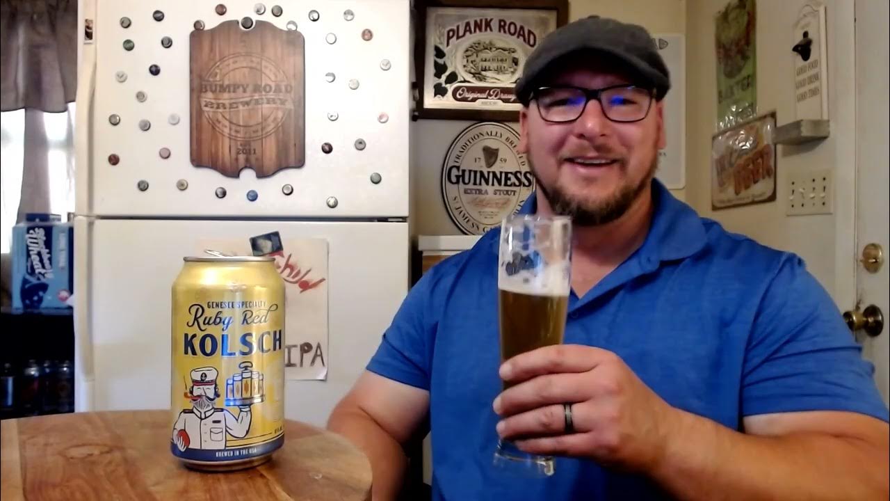 "RUBY RED KOLSCH" kolsch style ale Genesee Brewing Co YouTube