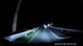 夜間走行　Ledヘッドライト