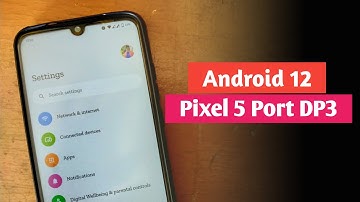 Android 12 Pixel 5 Port For Redmi Note 7 Pro | Developer Preview 3 | Very New UI 🔥🔥🔥