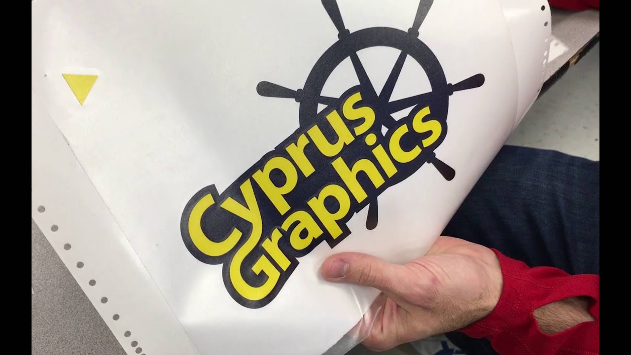 2Color Vinyl Sticker YouTube