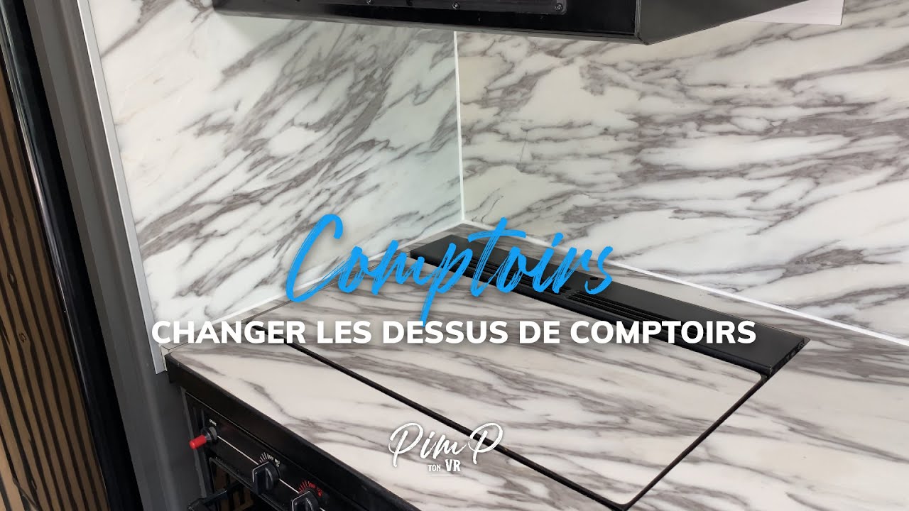 Recouvrir les comptoirs et surfaces d'un Vr ou une roulotte
