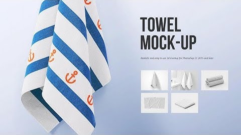 Mock-up Templates: Towel Mockup Set