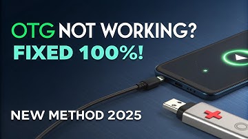 Fix OTG Not Working on Mobile 2025 🔌 | 100% Working Method | OTG Connection Problem Solved