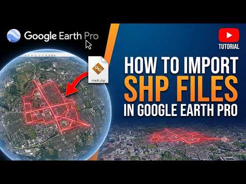 How to Import Shapefiles (.shp) into Google Earth Pro #googleearth #googlemaps #googleearthpro