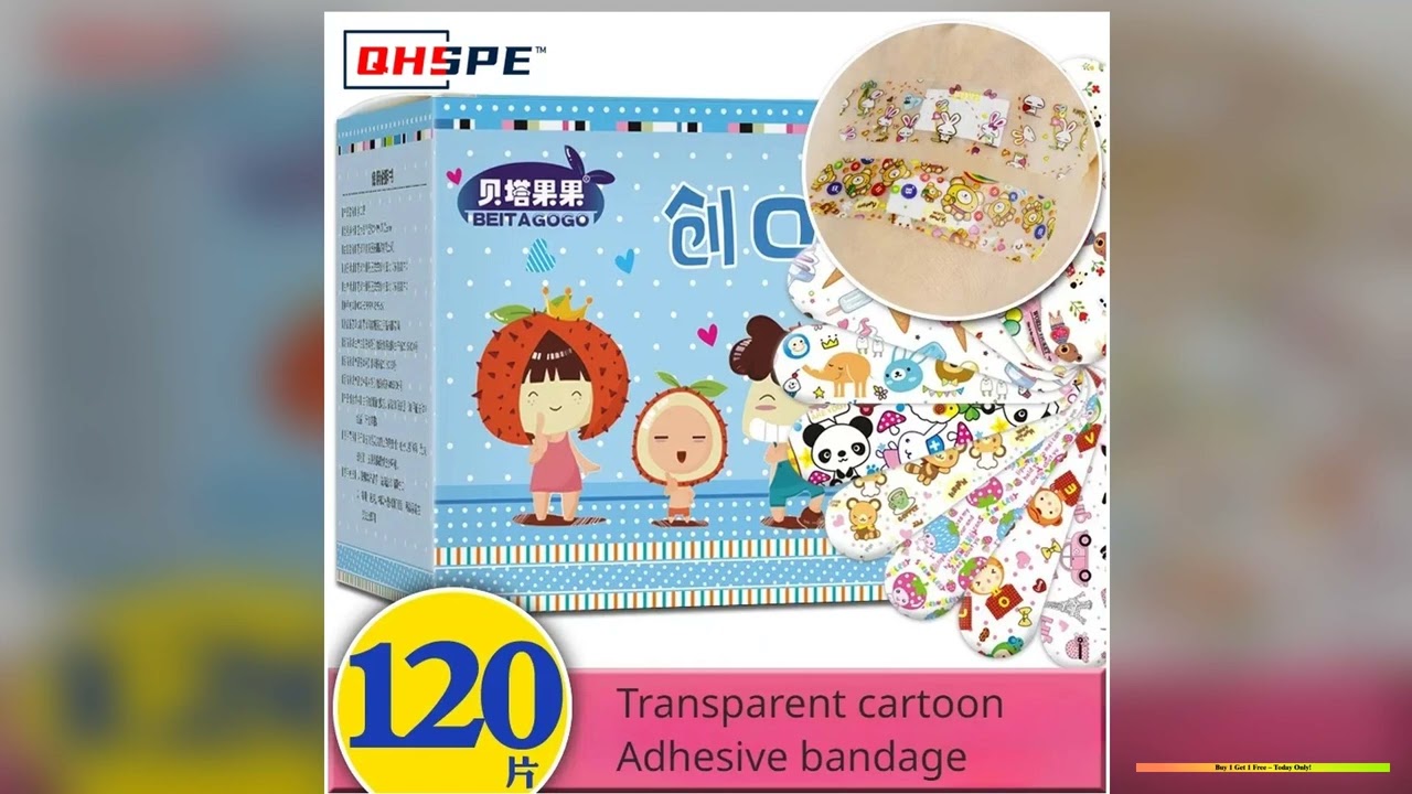 120pcsset Cartoon Band Aid for Children Kids Skin Vaccine Injection Hole Patch Wound Plaster