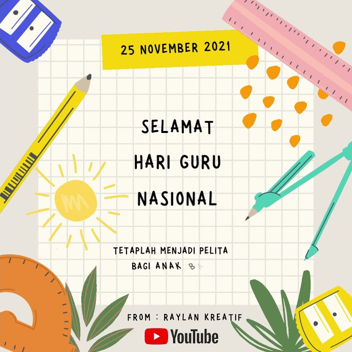 Selamat Hari Guru Nasional
