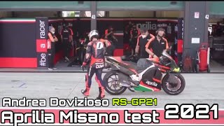 Andrea Dovizioso | Aprilia test at Misano World Circuit 2021