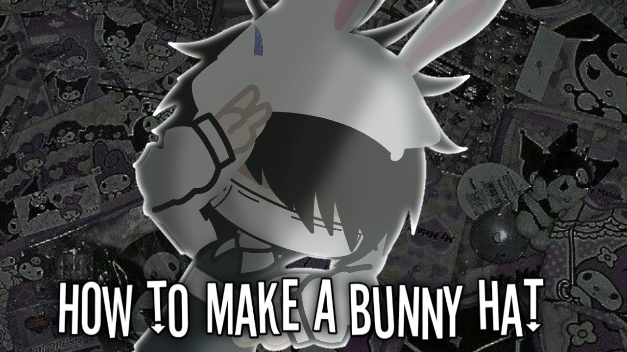 How to make a BUNNY HAT in Gacha club YouTube