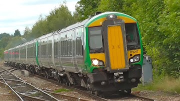 London Midland 9 Coach Combo At Stourbridge Junction & 153364 At Cradley Heath